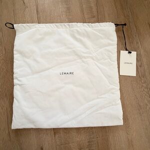 NEW Lemaire Drawstring Padded Dust Bag With Tag For Mini Beret Basque 15” X 15”